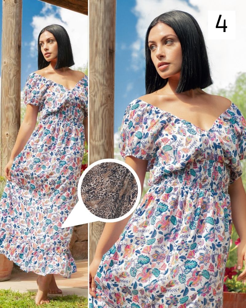 Abito lungo Tulum in polisilk Positano Beachwear