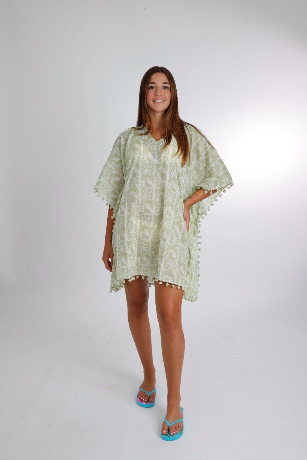KAFTANO FIORI VERDE