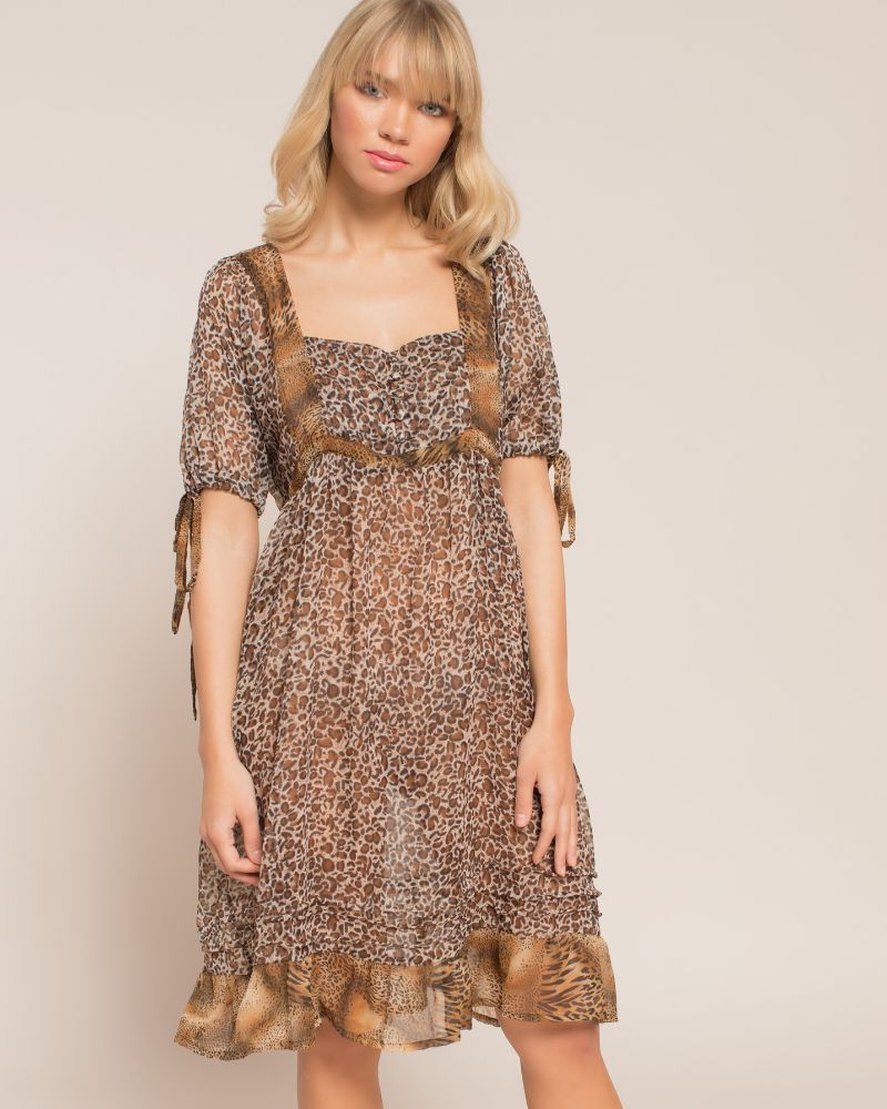 Chiffon Kaftan "Animalier"
