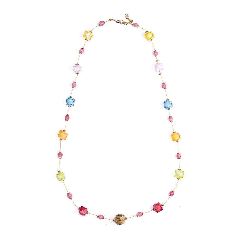 COLLANA VETRO COLORATA
