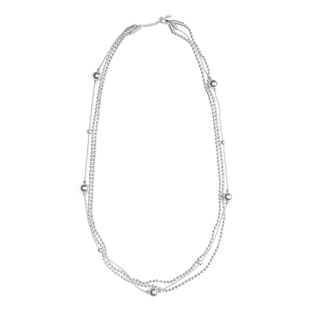 COLLANA PLACCATA ARGENTO
