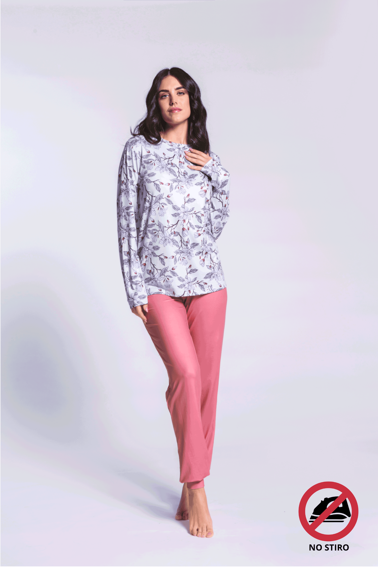 Pigiama donna milk silk serafino Asli