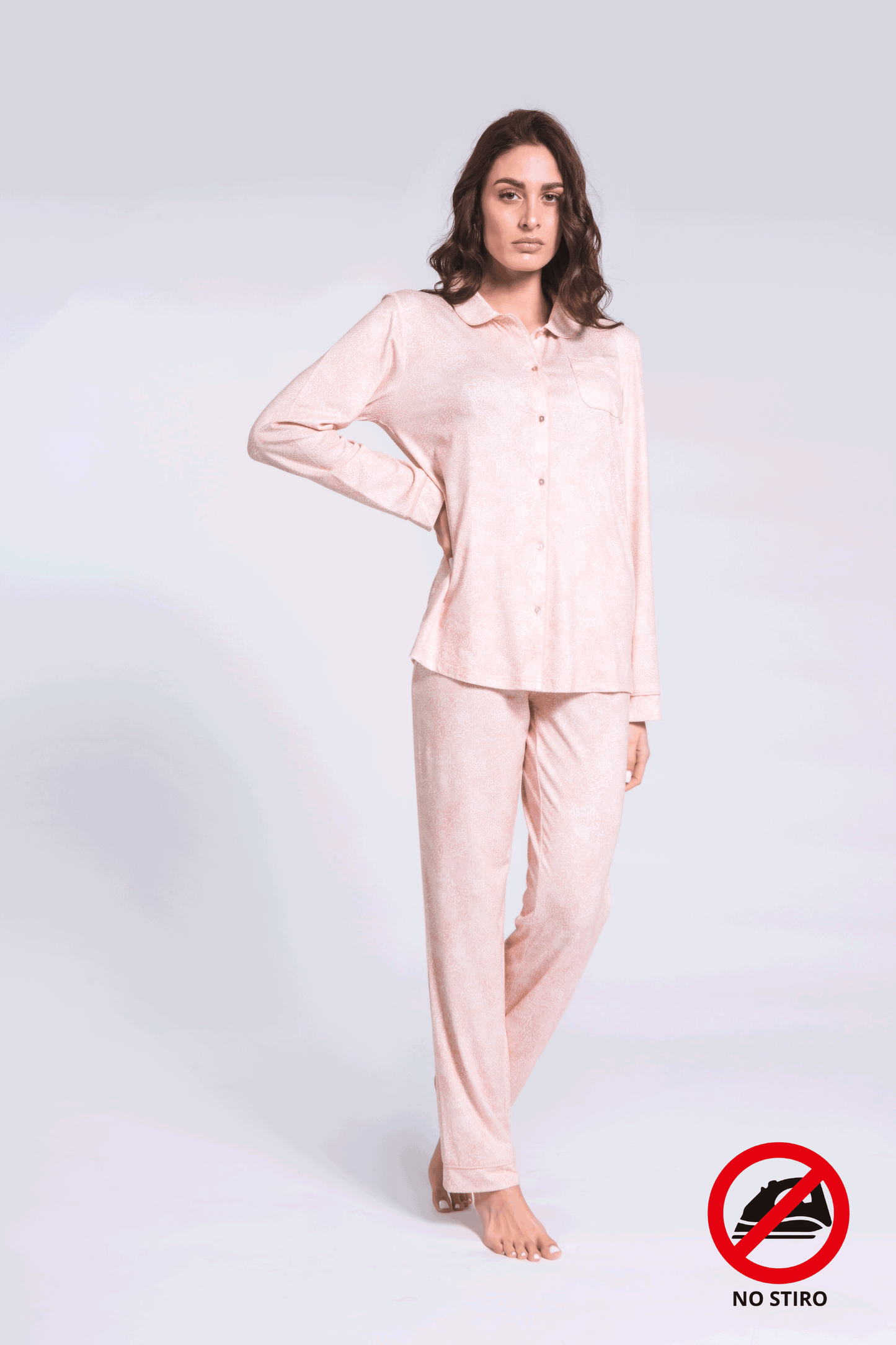 Pigiama aperto donna aperta milk silk Demet
