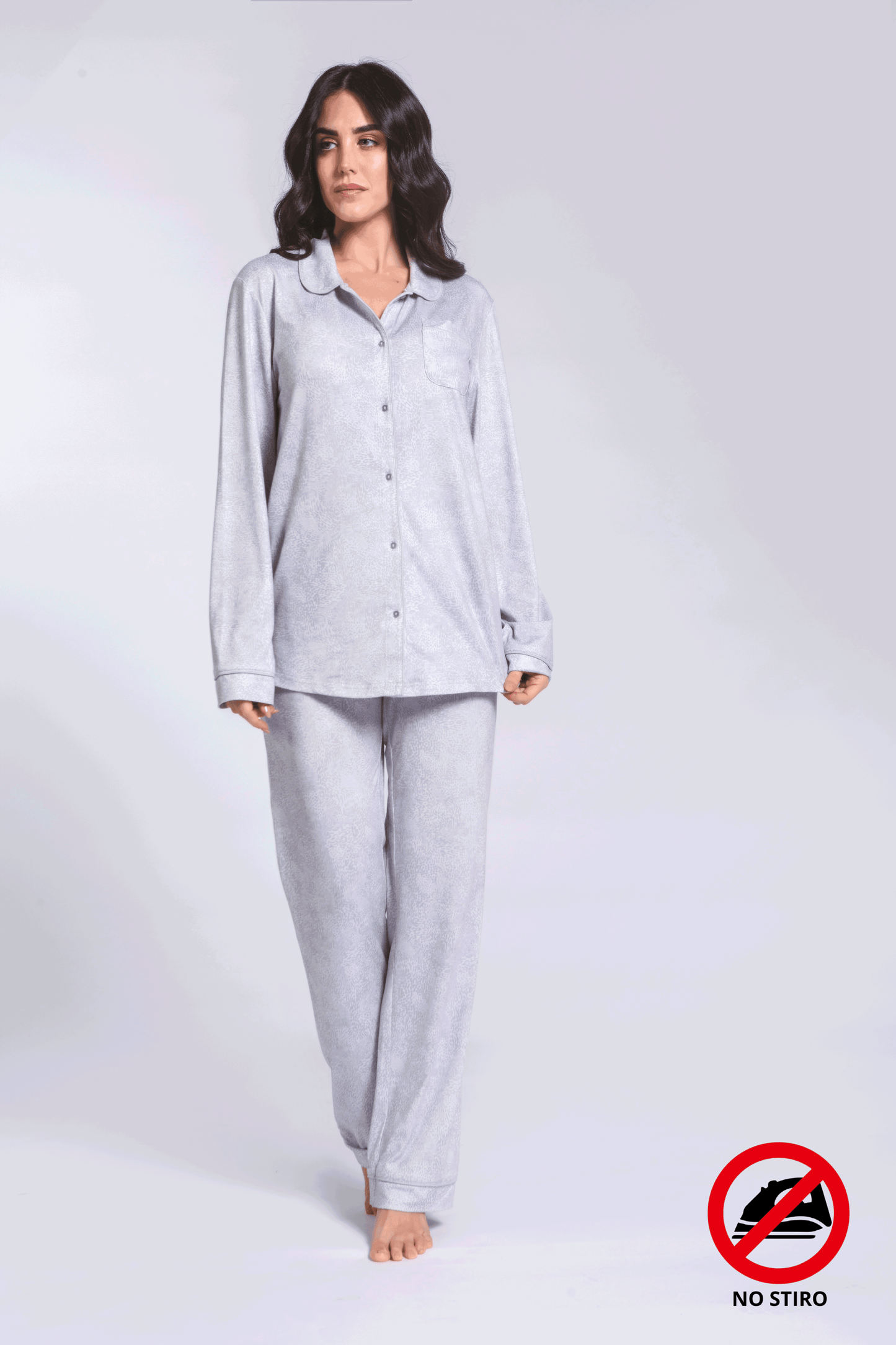 Pigiama aperto donna aperta milk silk Demet