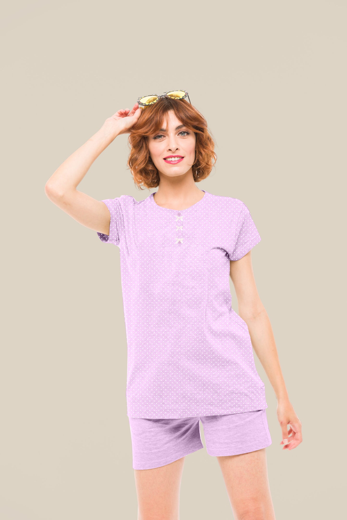 Pigiama Donna Estivo corto linea Dot - ipigiami