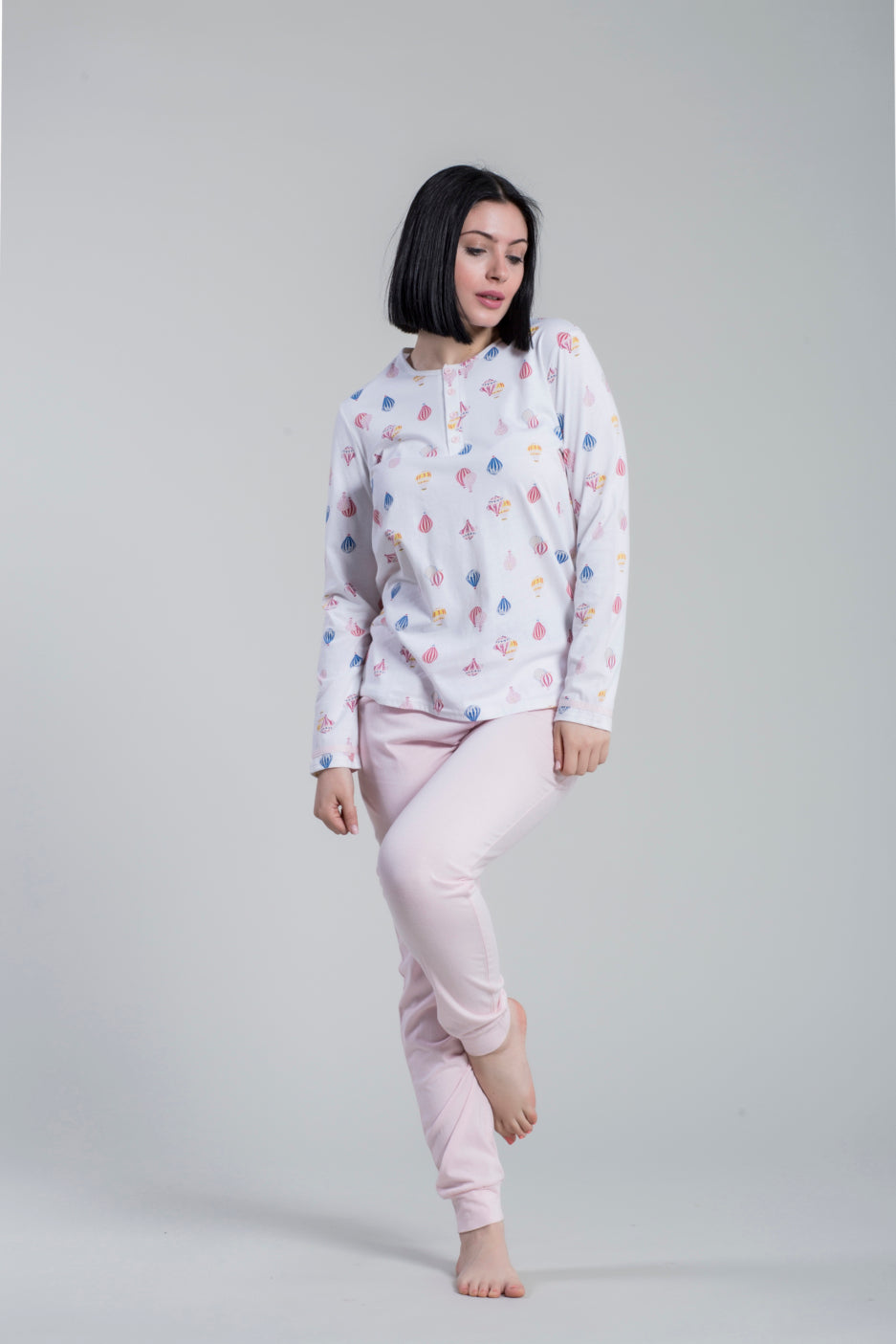 Pigiama donna lungo linea air balloon - ipigiami