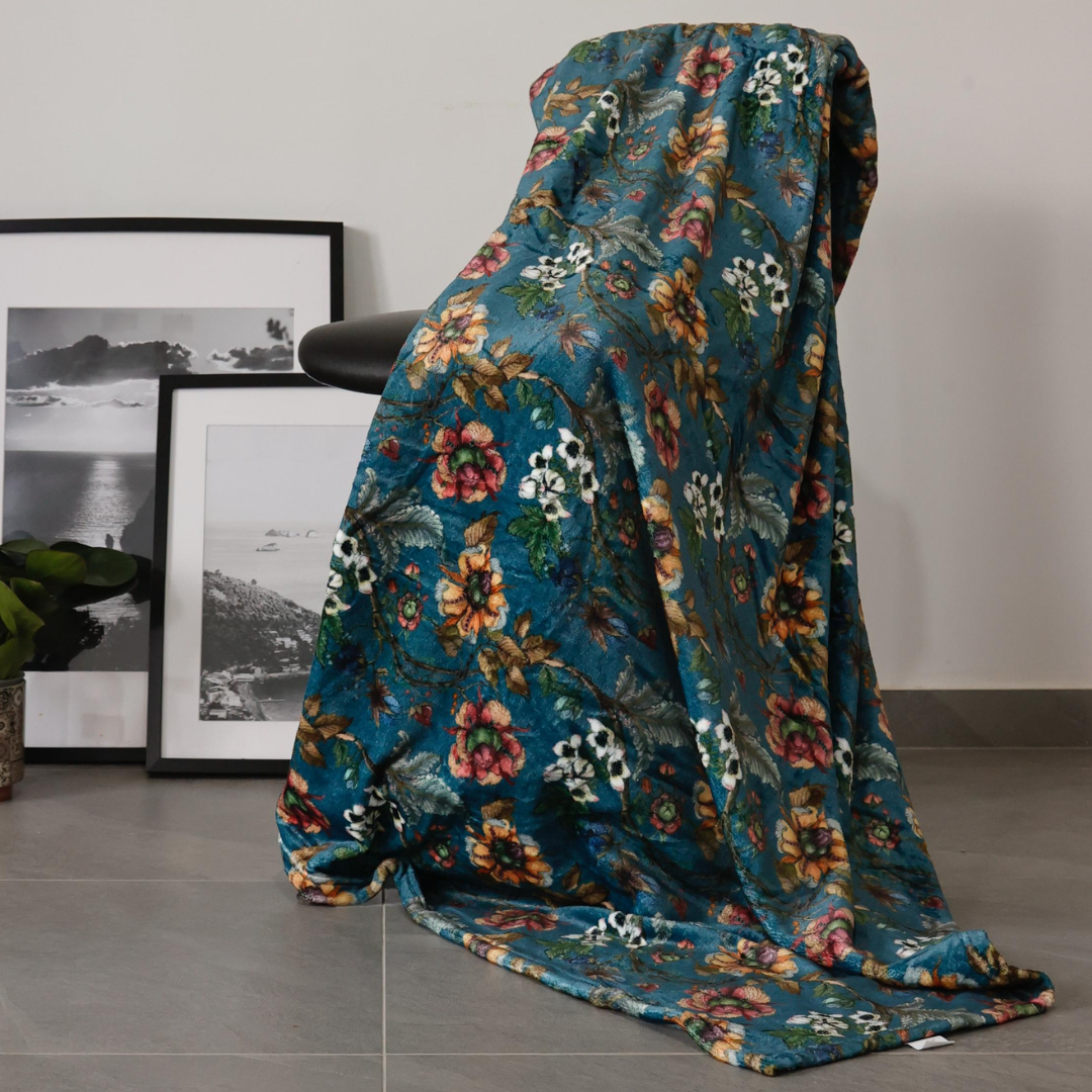 Plaid stampa digitale in caldissimo coral Mississipi