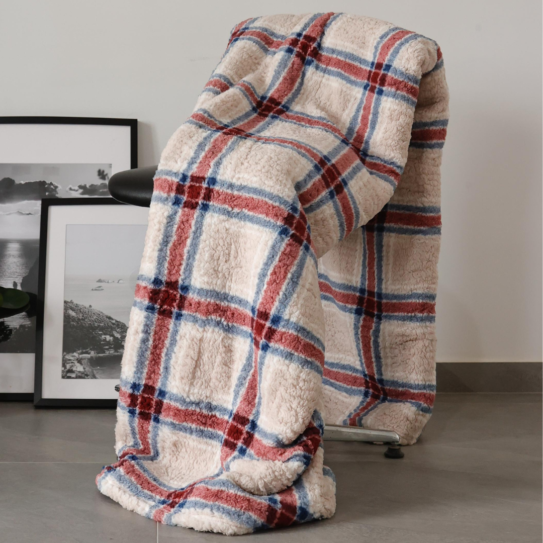 Plaid Stampato nel fiume Sherpa