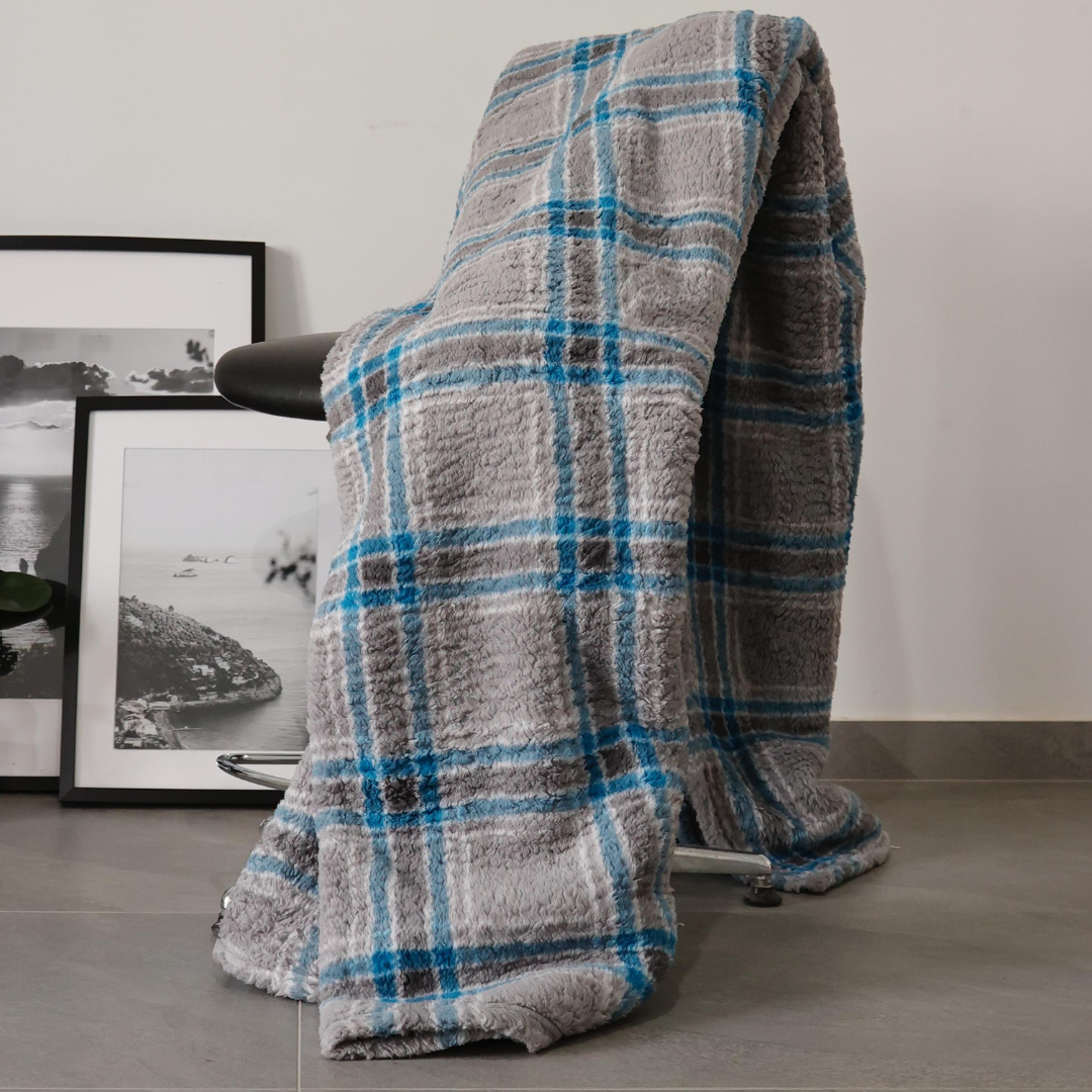Plaid Stampato nel fiume Sherpa
