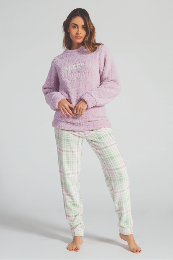Pigiama donna flannel Leopard soft - ipigiami