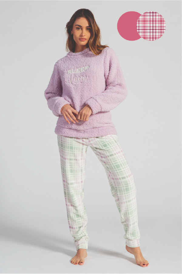 Pigiama donna flannel Leopard soft - ipigiami