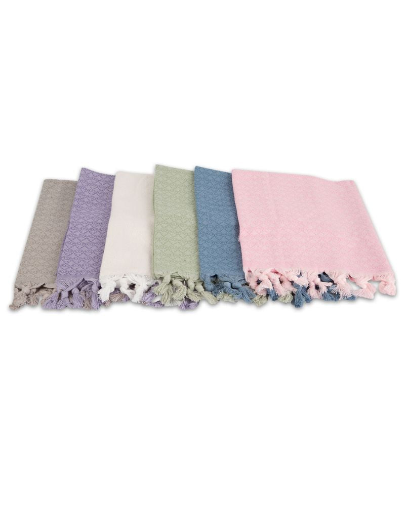 Set 1+1 Asciugamani Viso + Ospite 100% Cotone AS0120 Cuori - ipigiami