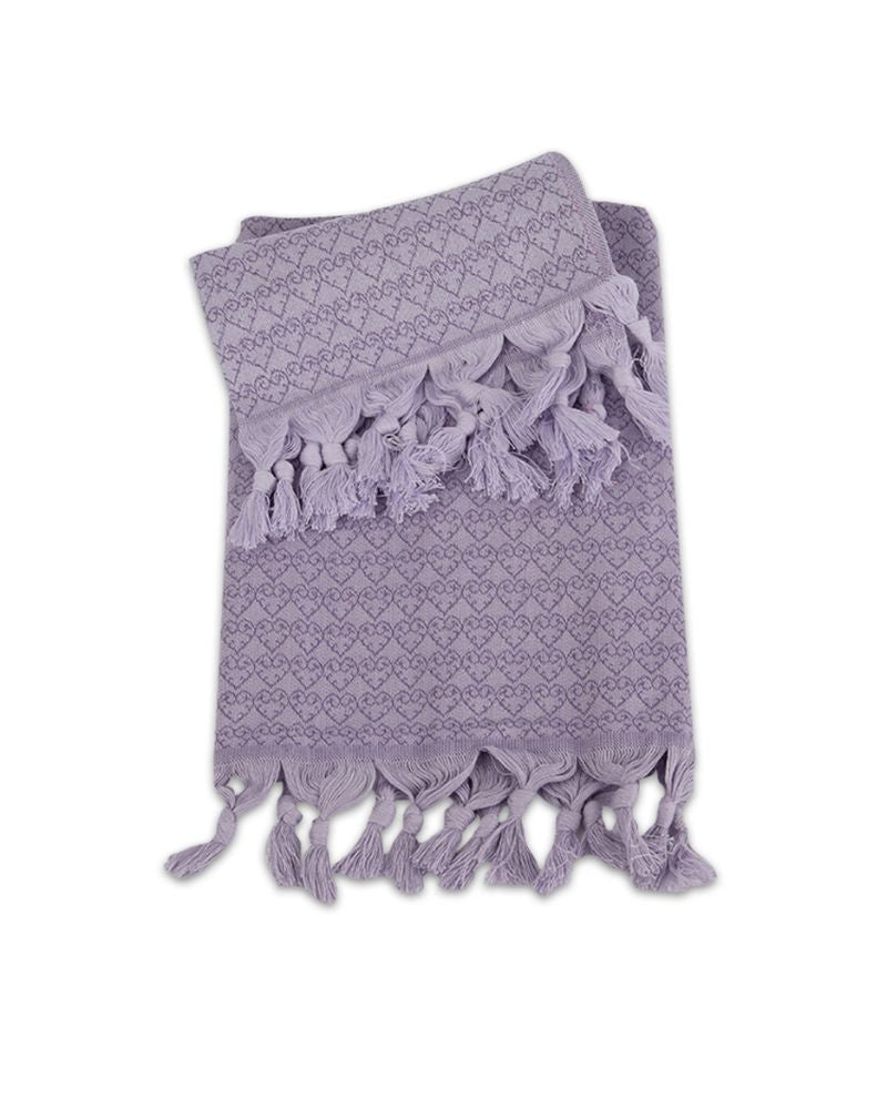 Set 1+1 Asciugamani Viso + Ospite 100% Cotone AS0120 Cuori - ipigiami