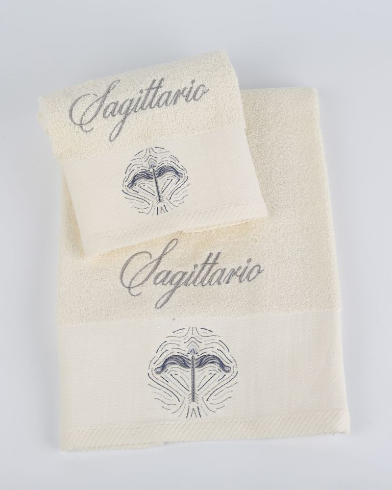 Set 1+1 Asciugamano Viso + Ospite AS0138 - ipigiami