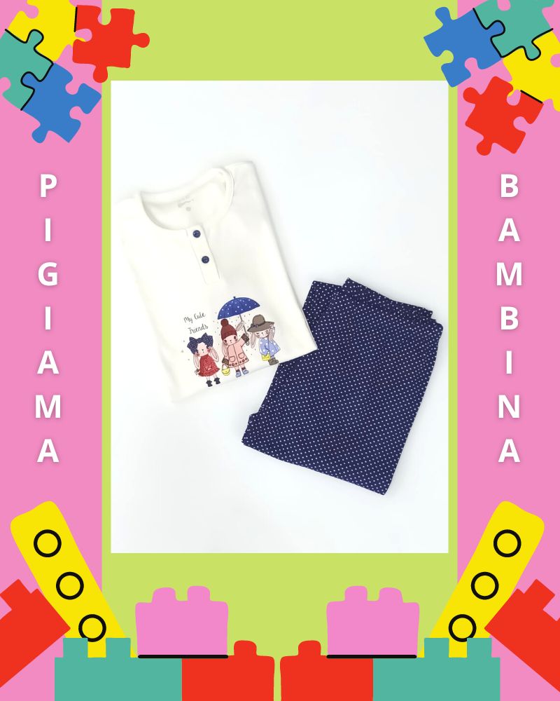 Pigiama Bambina Caldo Cotone PB0413 - ipigiami