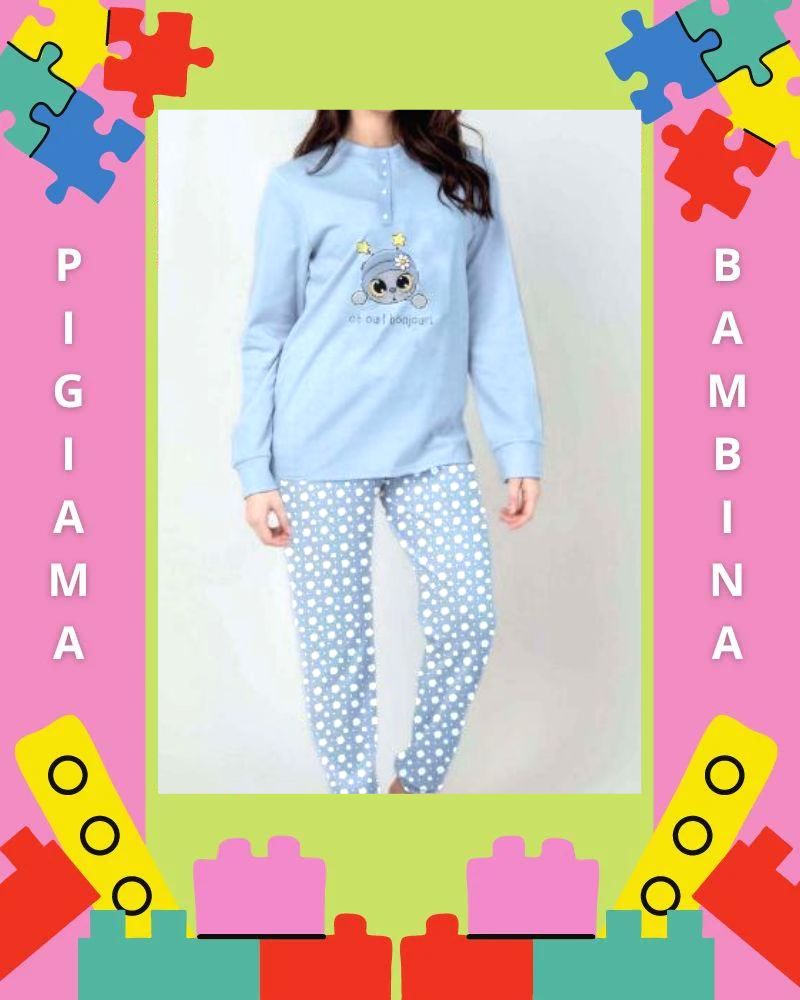 Pigiama Bimba In caldo Cotone PB0377 - ipigiami