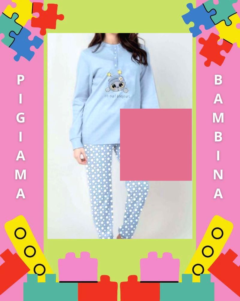 Pigiama Bimba In caldo Cotone PB0377 - ipigiami