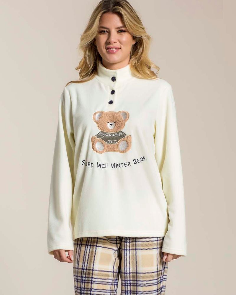 Pigiama Donna In Caldissimo Pile PD1139 - ipigiami