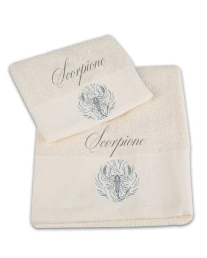 Set 1+1 Asciugamano Viso + Ospite AS0138 - ipigiami