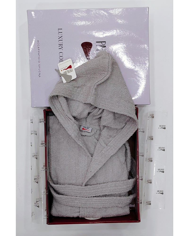 Accappatoio in Spugna Unisex 100% Cotone Perla ZD0218 - ipigiami