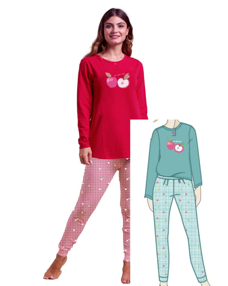 Pigiama Donna Primaverile Manica Lunga - ipigiami