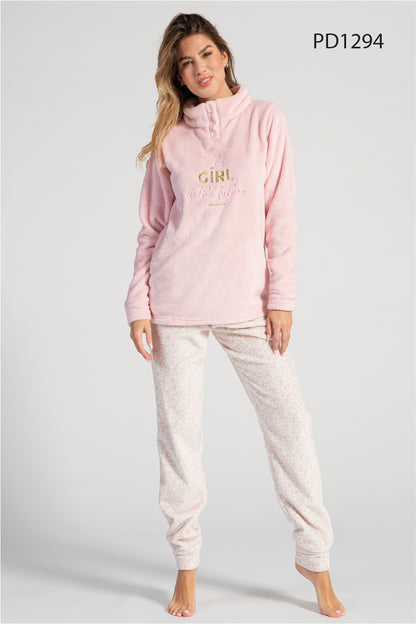 Pigiama donna flannel Leopard soft - ipigiami