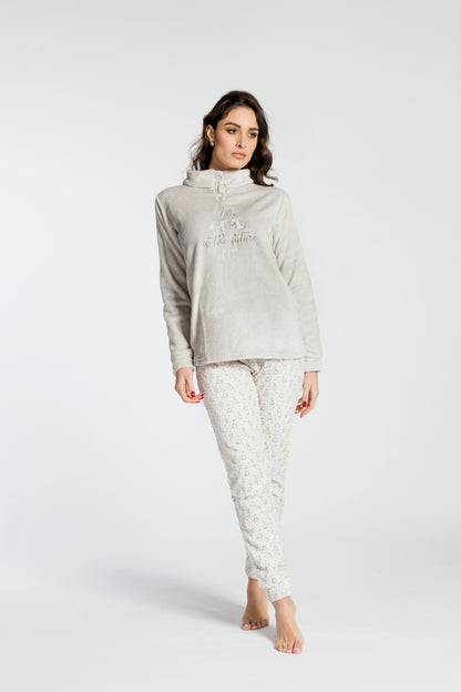 Pigiama donna flannel Leopard soft - ipigiami