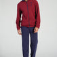 Tuta uomo pile con zip