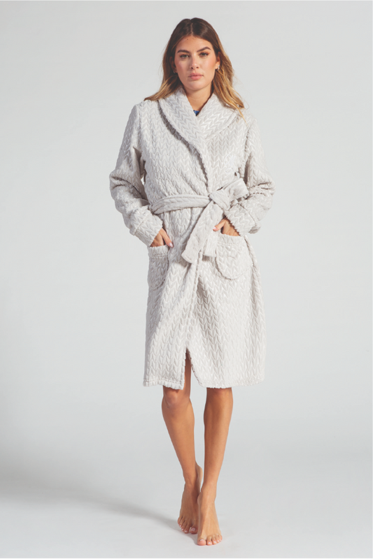 Women's Flannel Brooklyn Bridge Dressing Gown