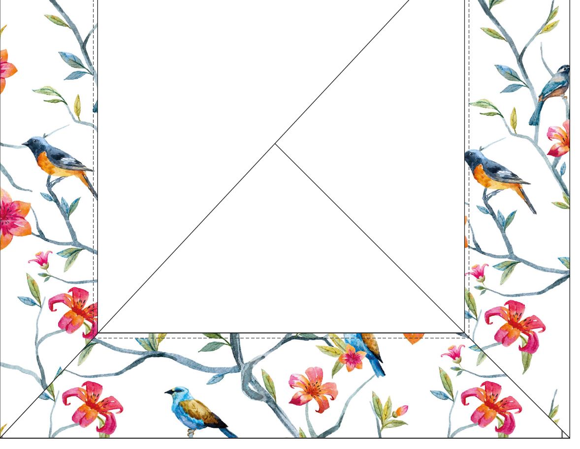 Completo Letto Matrimoniale Stampa Digitale 100% Cotone Qualità 30/30