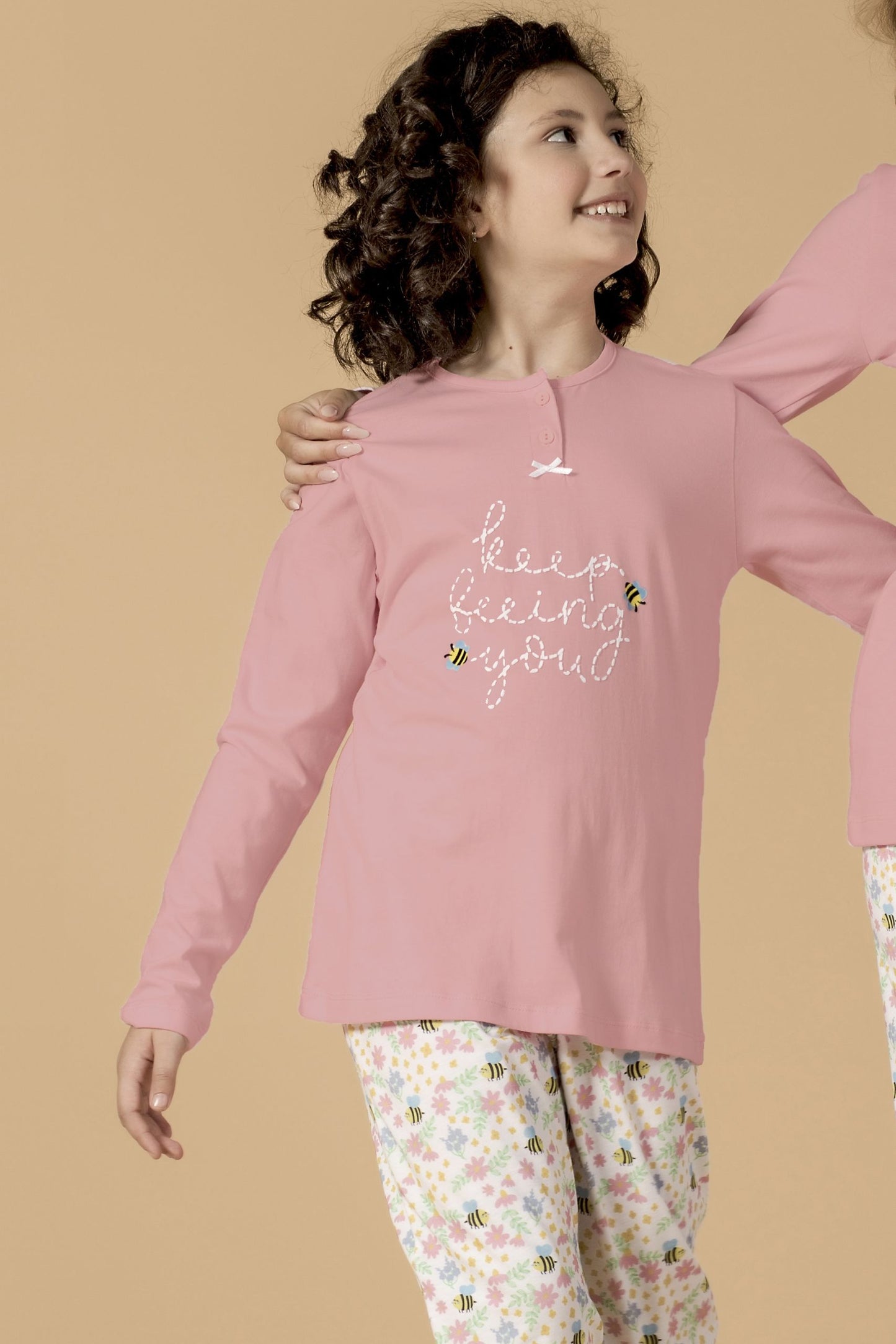 Spring Girl Pajamas “Bee” Line