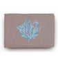 Set 1+1 con ricamo in spugna 100%Cotone AS0147 Corallo Blu - ipigiami