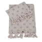 Set 1+1 Asciugamani Viso + Ospite 100% Cotone AS0120 Pois - ipigiami