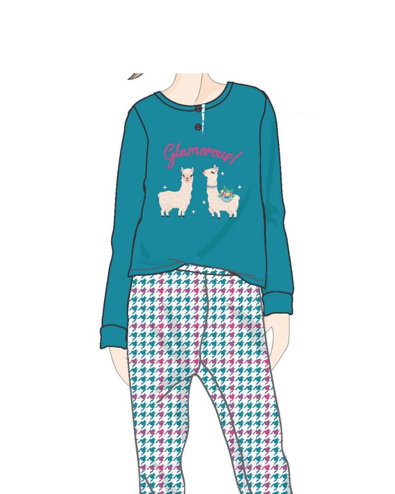 Pijama Mujer En Algodón Abrigado PD1152