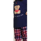 Women's pajamas in very warm fleece PD1139